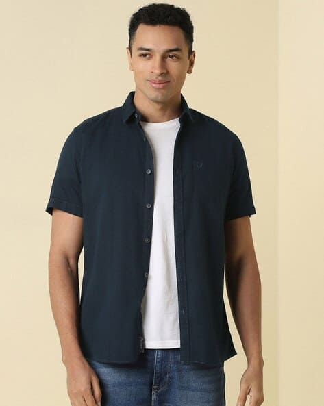ALLEN SOLLY Men Regular Fit Shirt