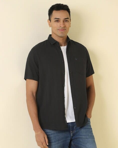 ALLEN SOLLY Men Regular Fit Shirt