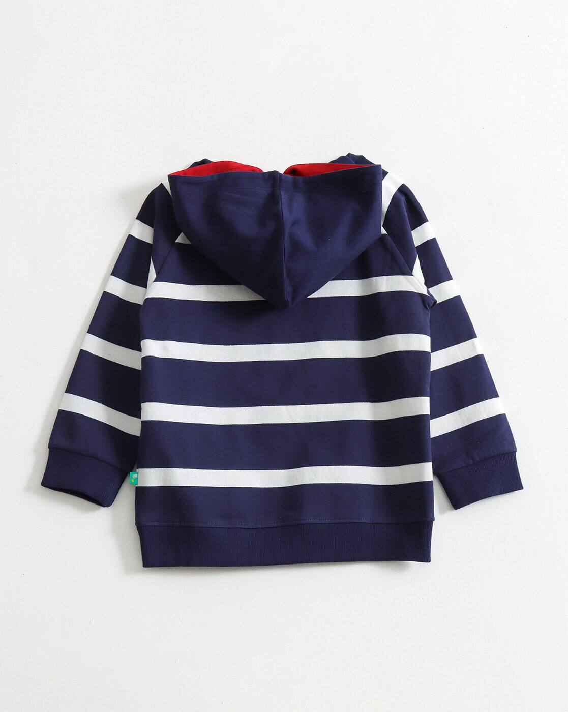 Buy JUSCUBS Boys Embroidered Regular Fit Hoodie Online | Ajio.com