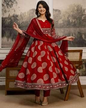 berrylicious Printed Anarkali Kurta Set-picture-43