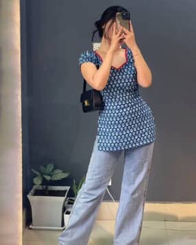 indie picks Printed Short Kurti-picture-31