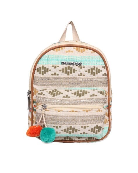 Astrid Girls Woven Travel Backpack with Adjustable Straps