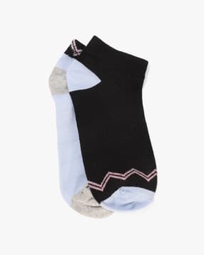 yousta Women Pack of 2 Printed Ankle-Length Socks-picture-31