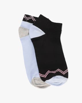 yousta Women Pack of 2 Printed Ankle-Length Socks-picture-28