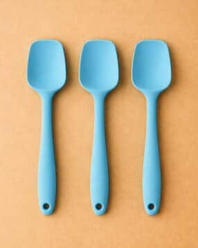 Pack of 3 Baking & Serving Silicone Spoon Spatulas-image-3