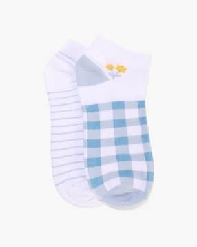yousta Women Pack of 2 Printed Ankle-Length Socks-picture-27