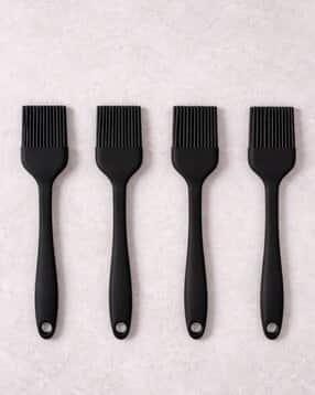 baskety Set of 4 Silicone Heat-Resistant Non-Stick Brushes -picture-53