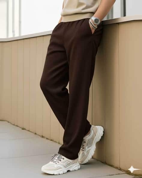 Buda Jeans Co Men Straight Mid Rise Waist Track Pants