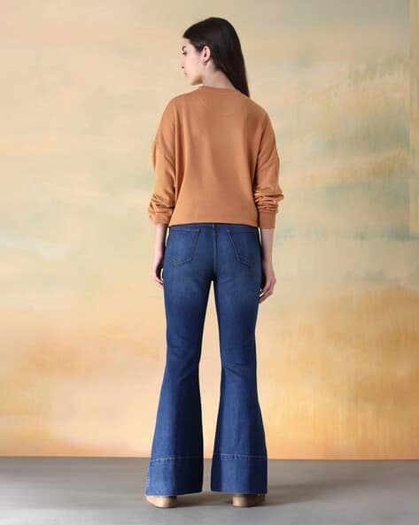 Myuglyfantasy coating flare denim Myuglyfantasy coating flare