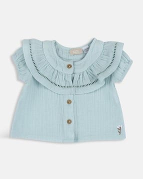 chicco Girls Self-Design Regular Fit Cotton Top-picture-43