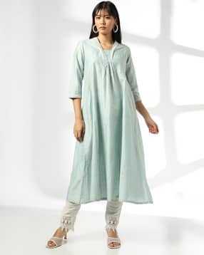 avaasa mix n' match Women Printed Flared Kurta-picture-21