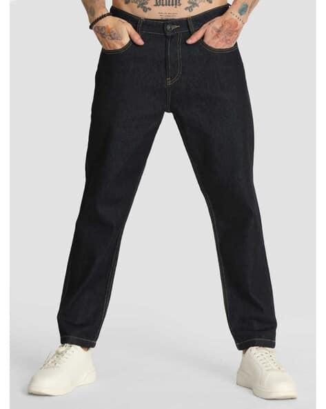 Bene Kleed Men Mid-Rise Rinse Wash Regular Fit Premium Denim Trouser