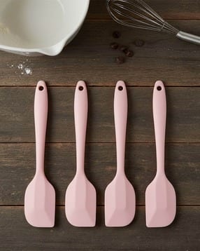 baskety Set of 4 Silicone Heat-Resistant Non-Stick Spatulas-picture-26