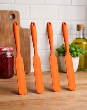 baskety Set of 4 Silicone Spatulas with Handle-picture-18