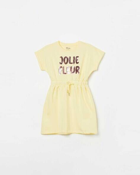 Fame forever by lifestyle Girls Embellished A-Line Dress