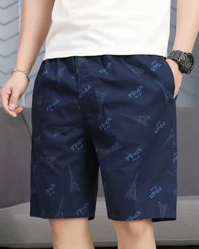 buda jeans co Men Mid-Rise Printed Regular Fit Shorts-picture-16