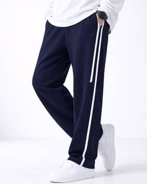 buda jeans co Men Striped Baggy Fit Track Pants-picture-45