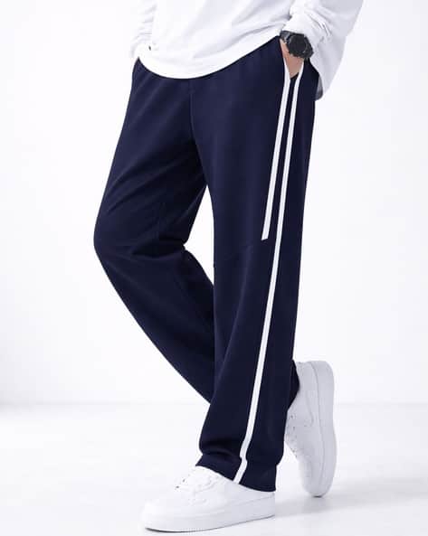 Buda Jeans Co Men Striped Baggy Fit Track Pants