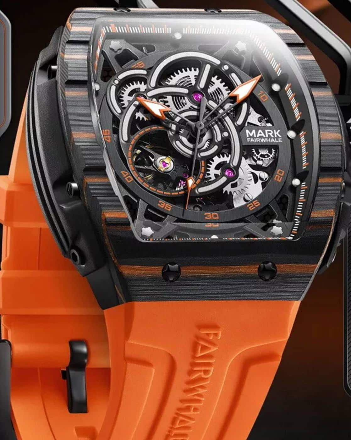 Buy Orange Watches for Men by Mark Fairwhale Online | Ajio.com
