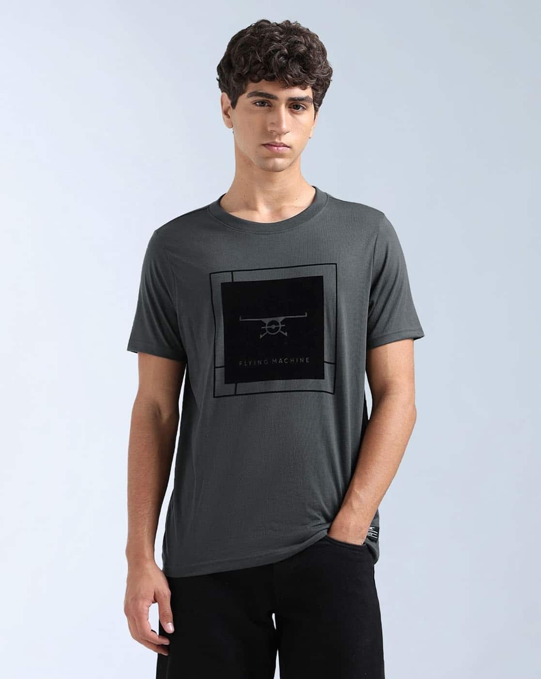 Brand Printed Regular Fit T-shirt
