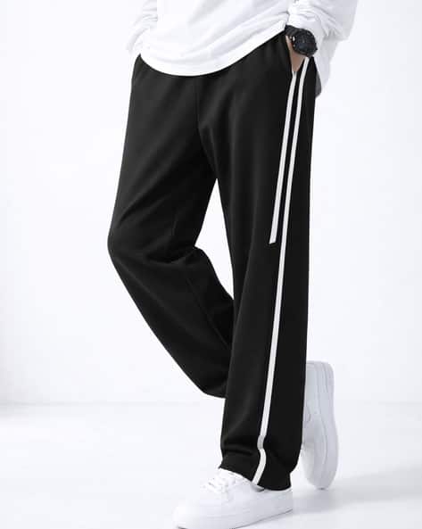 Buda Jeans Co Men Striped Baggy Fit Track Pants