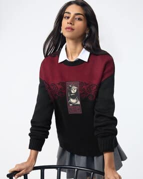 the souled store Kung Fu Panda - Women Embroidered Pullover-picture-17
