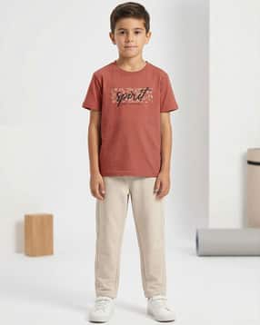 hellcat Boys Typographic Print T-Shirt & Pants Set-picture-43