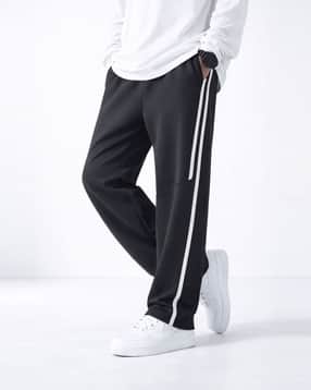 buda jeans co Men Striped High-Rise Relaxed Fit Track Pants-picture-39