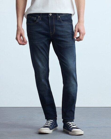 FLYING MACHINE Men Jackson Skinny Fit Whiskered Jeans