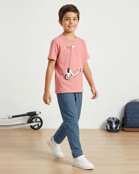 hellcat Boys Graphic Print T-Shirt & Pants Set-picture-30
