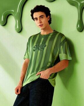 Buy LOTTO Men Oversized Melt Baseball Jersey Online | Ajio.com