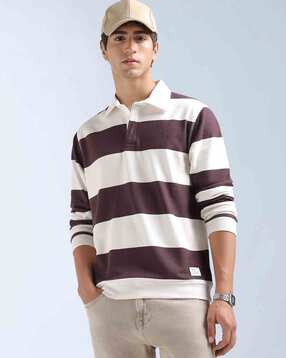 flying machine Men Striped Regular Fit Sweatshirt-picture-16