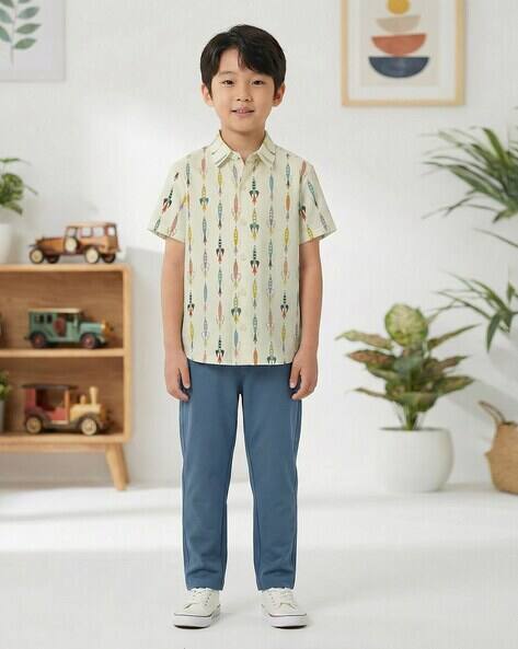 Hellcat Boys Graphic Print T-Shirt and Pants Set