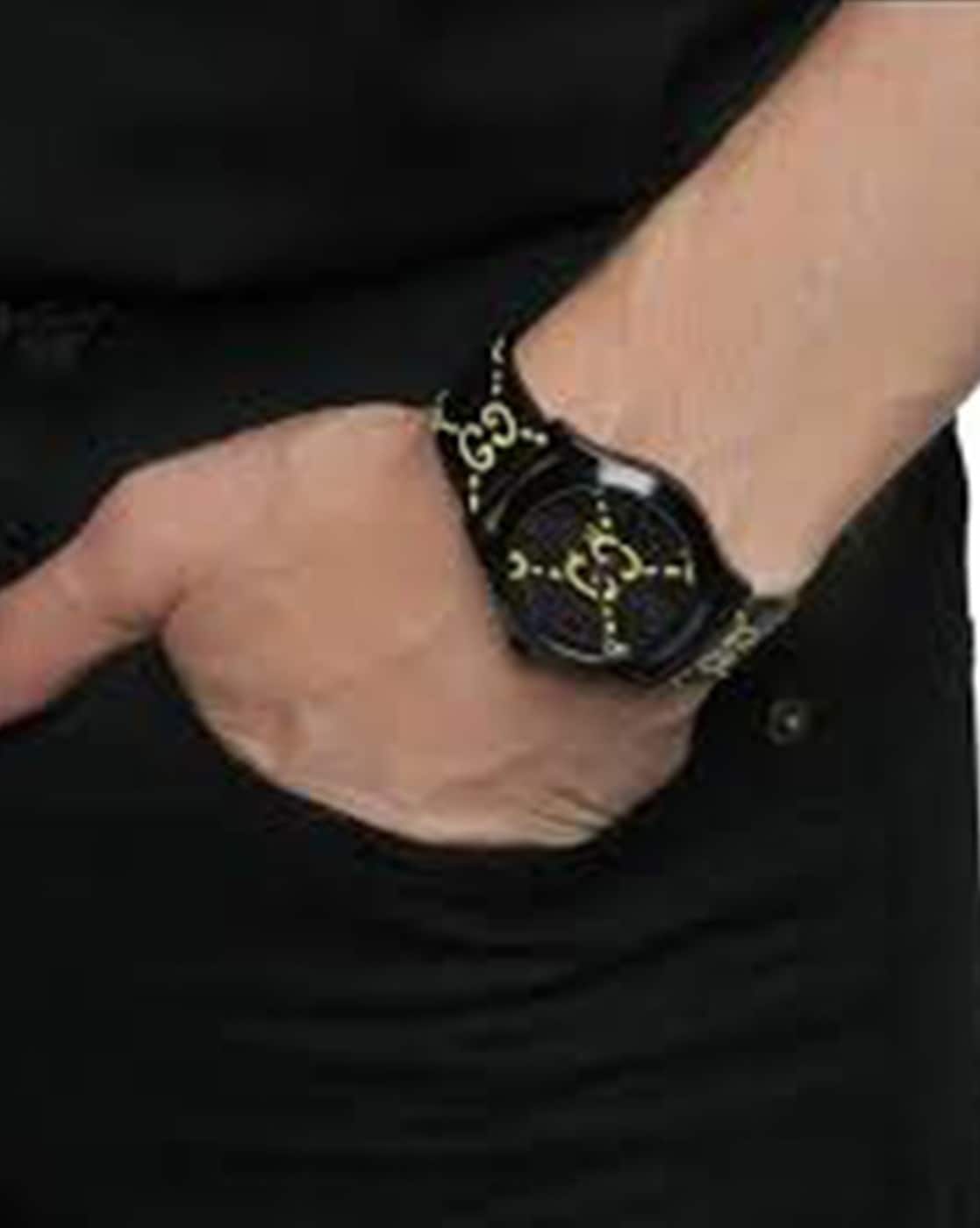 Buy GUCCI Men G - Timeless 126 MD Watch - YA1264019 | Black Color