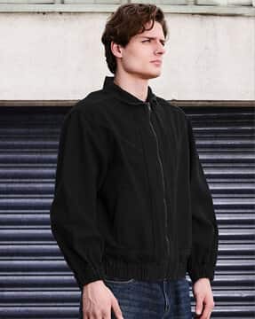 Buy SNITCH Men Oversized Fit Zip-Front Jacket Online | Ajio.com