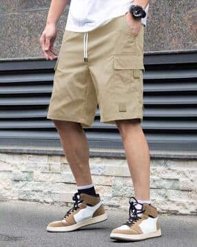 buda jeans co Men Regular Fit Cargo Shorts with Insert Pockets-picture-15