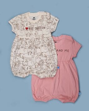 Printed Cotton Single Jersey Round Neck Coordinated Set-image-26