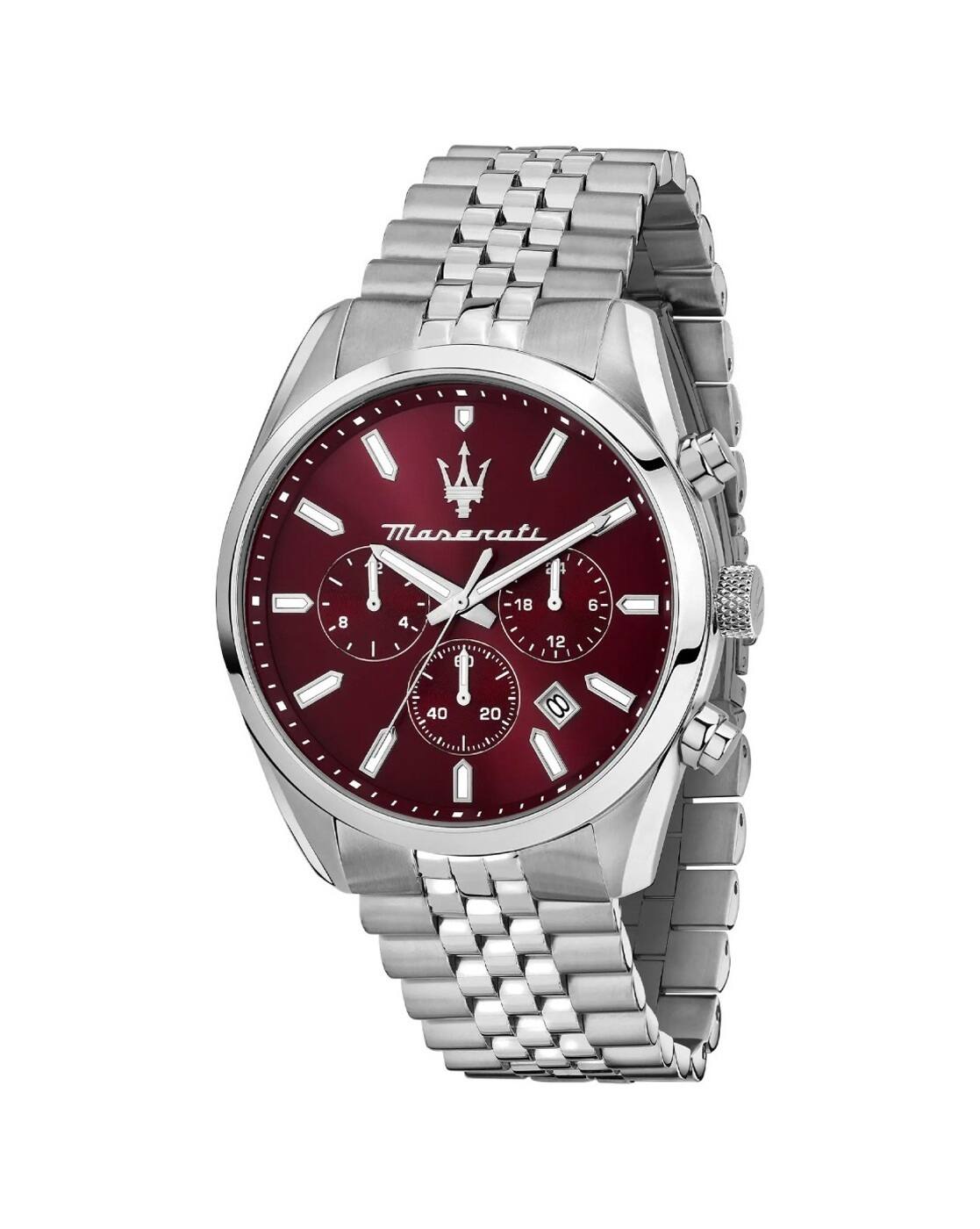 Buy Maserati Chronograph Analogue Watch | Red Color Men | AJIO LUXE