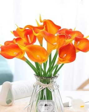 Set of 10 Artificial Decorative Flower Sticks for Vase Pot-image-9