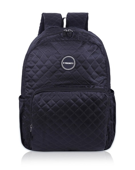 Priority Women Quilted Backpack with Padded Shoulder Strap