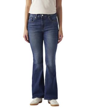 Women Stone Washed 726 Flared Jeans