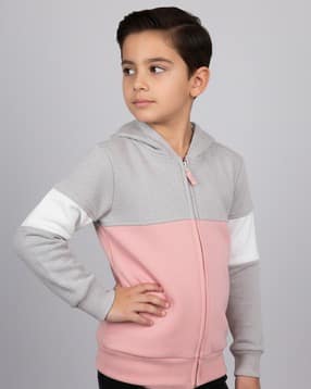 j & jp Boys Colourblocked Regular Fit Hoodie-picture-19