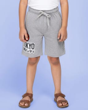 kiddopanti Boys Typographic Print Regular Fit Shorts-picture-13