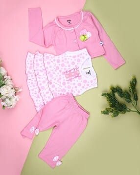  Printed Round Neck Coordinated Sets-image-24