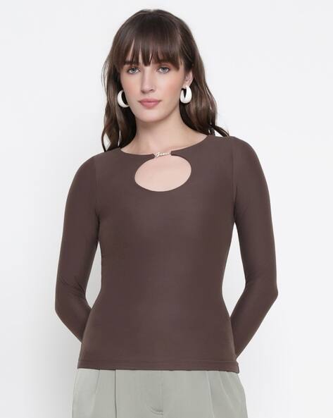 GUESS Keyhole Neck Top