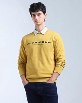 flying machine Men Printed Regular Fit Round-Neck Sweatshirt-picture-15