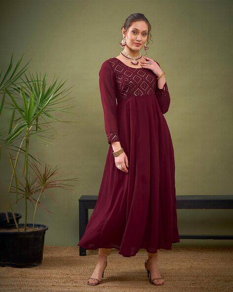 SHAE BY SASSAFRAS Women Embellished Anarkali Kurta