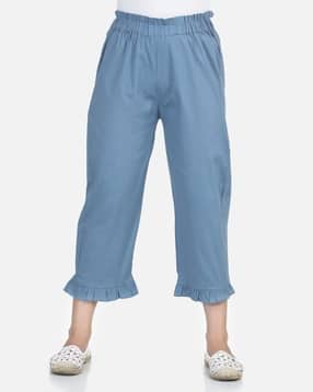 cutiekins Girls Relaxed Fit Flat-Front Capris-picture-43