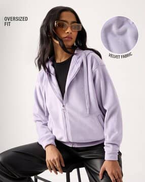 the souled store Women Oversized Hoodie with Insert Pockets-picture-38