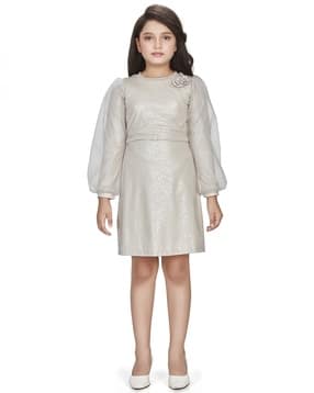 Girls A-Line Dress-image-26